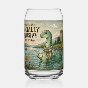 Vaso Con Forma De Lata Nessie esquiva socialmente críptido acogedor Loch 