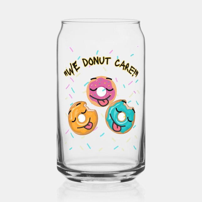 Vaso Con Forma De Lata no nos preocupamos (Reverso )