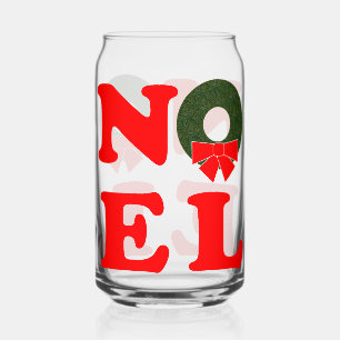 Vaso Con Forma De Lata NOEL Navidad