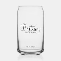 Nombre de las Bridesmaids Personalizadas Modernas