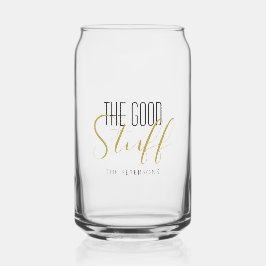 Vaso Con Forma De Lata Nombre elegante moderno genial de oro negro