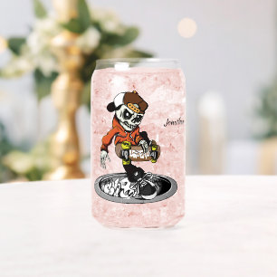 Vaso Con Forma De Lata Nombre personalizado de Zombie Skater