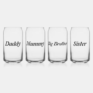 Vaso Con Forma De Lata Nombre personalizado personalizado Estilo de monog