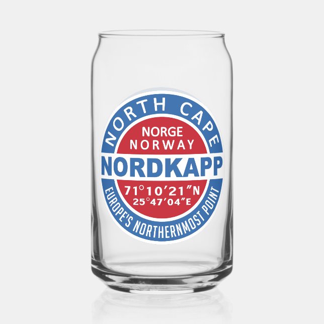 Vaso Con Forma De Lata NORDKAPP Noruega (Anverso)