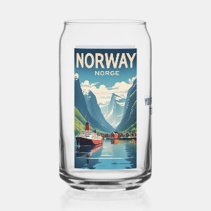 Vaso Con Forma De Lata Noruega