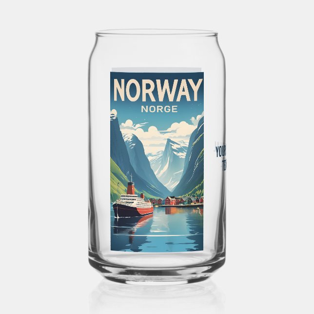 Vaso Con Forma De Lata Noruega (Anverso)