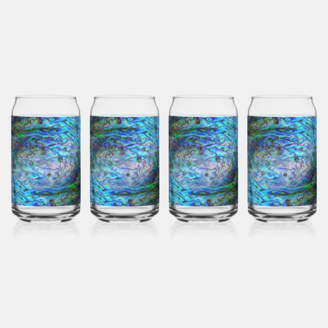 VASO CON FORMA DE LATA NUEVA ZELANDIA PAUA SHELL (Anverso)
