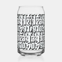 Números Negro Blanco