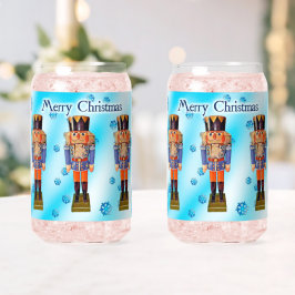 Vaso Con Forma De Lata Nutcracker alemán - Feliz Navidad