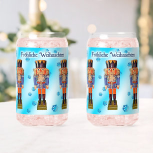 Vaso Con Forma De Lata Nutcracker alemán: Fröhliche Weihnachten