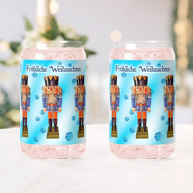 Vaso Con Forma De Lata Nutcracker alemán: Fröhliche Weihnachten (Insitu (Boda))