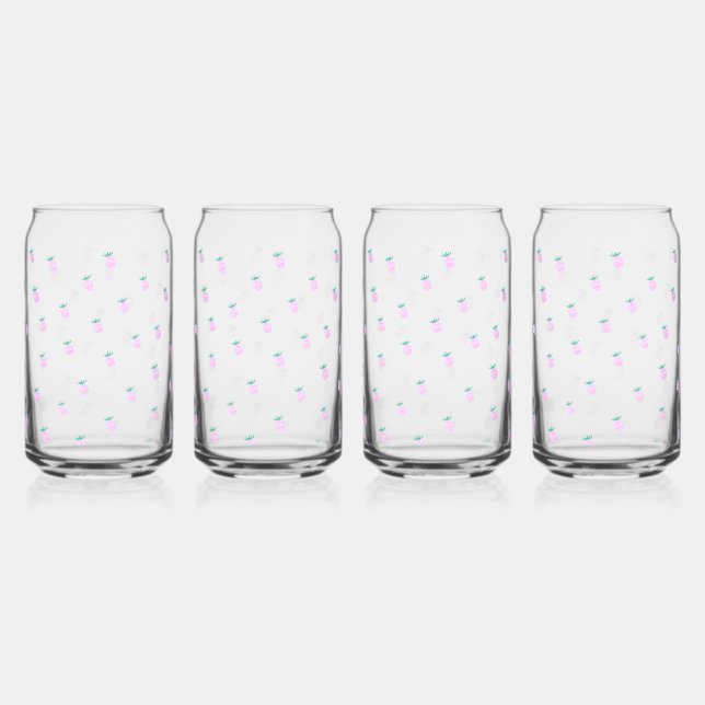 Vaso Con Forma De Lata Oasis de Piña Granja (Anverso)