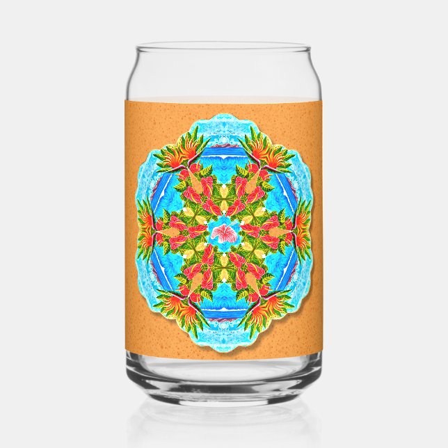 Vaso Con Forma De Lata Océanos tropicales (Reverso )