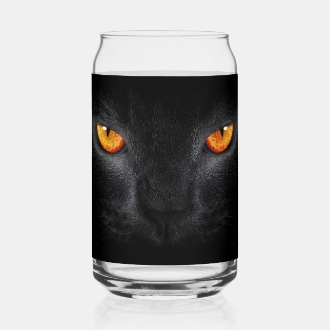 Vaso Con Forma De Lata ojos de pantera negra (Anverso)