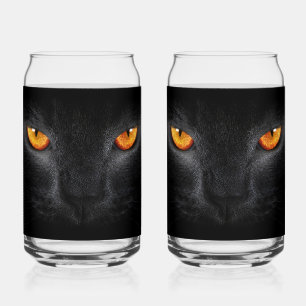 Vaso Con Forma De Lata Ojos de Pantera Negra