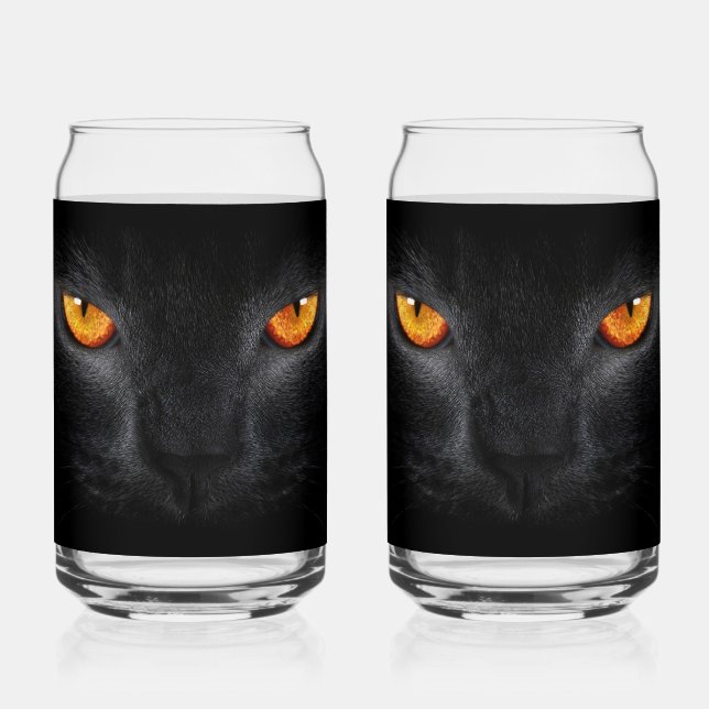 Vaso Con Forma De Lata Ojos de Pantera Negra (Anverso)