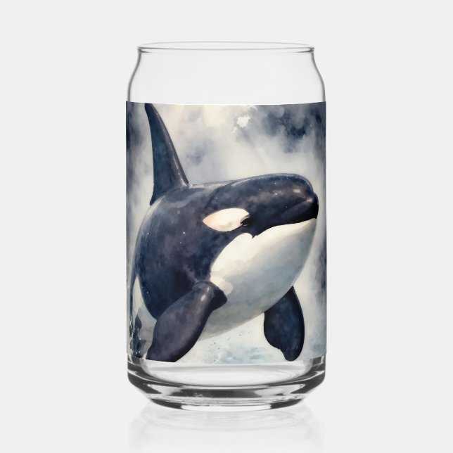 Vaso Con Forma De Lata Orca Stormy waves (Reverso )