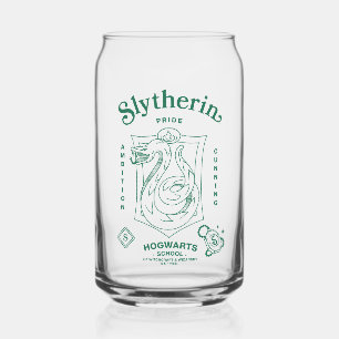 VASO CON FORMA DE LATA ORGULLO AMBICIÓN ASTUCIA ESCUDO DE SLYTHERIN