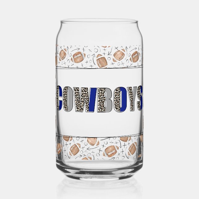 Vaso Con Forma De Lata Orgullo de equipo (Anverso)