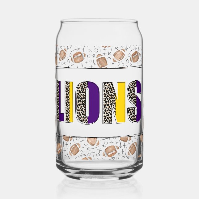 Vaso Con Forma De Lata Orgullo de equipo (Anverso)