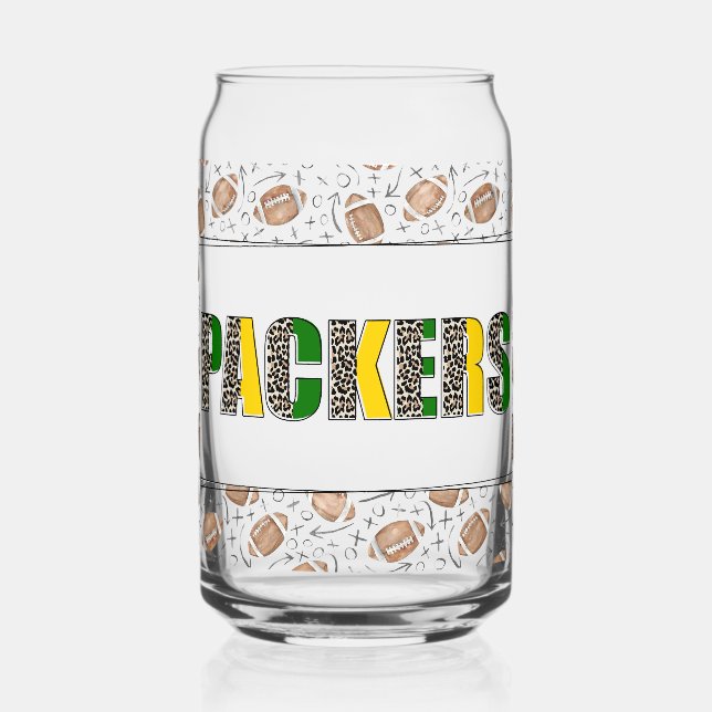 Vaso Con Forma De Lata Orgullo de equipo (Anverso)