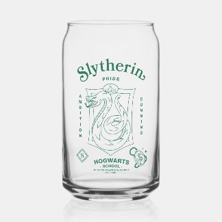 Vaso Con Forma De Lata ORGULLO DE SLYTHERIN™ Ambición Astucia Escudo