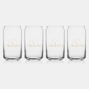 Vaso Con Forma De Lata oro dorado lujoso regalo de la media luna valiosa