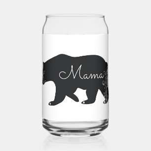 Vaso Con Forma De Lata Osa Mamá