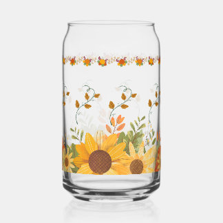 Vaso Con Forma De Lata Otoño