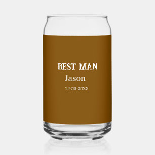 Vaso Con Forma De Lata padrino de boda despedida de soltera agregar nombr