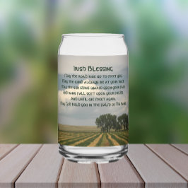 Vaso Con Forma De Lata Paisaje agrícola irlandés de Bendición