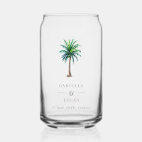 Palm Tree Destination Wedding Names & Date