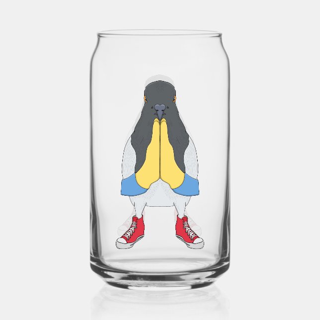 Vaso Con Forma De Lata Paloma con Zapatos (Anverso)