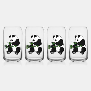 Vaso Con Forma De Lata Panda Gigante Come Bambú
