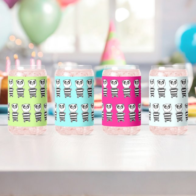 Vaso Con Forma De Lata Panda Kids (Insitu (Cumpleaños))