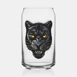 Vaso Con Forma De Lata Pantera Negra Puede Vidrio