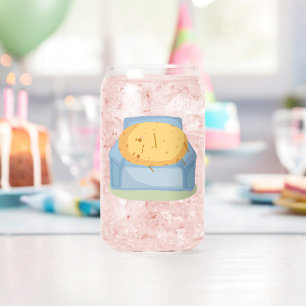 Vaso Con Forma De Lata Papa Cansado
