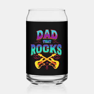 Vaso Con Forma De Lata ¡PAPÁ LAS ROCAS! Guitarra
