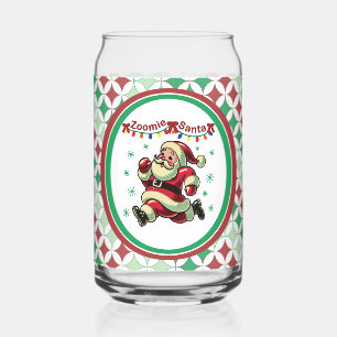 Vaso Con Forma De Lata Papá Noel Zoomie Navidad