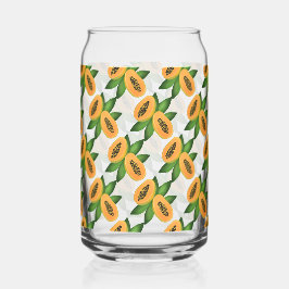 Vaso Con Forma De Lata Papaya Fruit