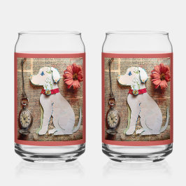 Vaso Con Forma De Lata Paper Dog Soda Glass