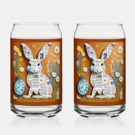 Vaso Con Forma De Lata Paper Rabbit Soda Glass
