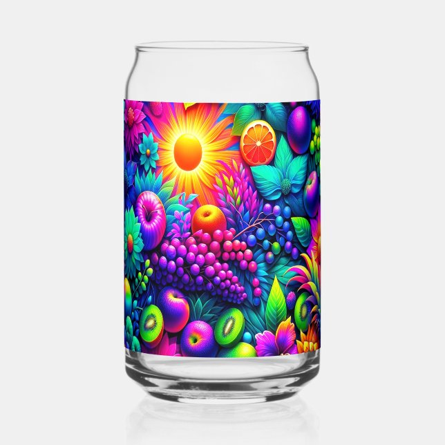 Vaso Con Forma De Lata Paraíso tropical (Anverso)