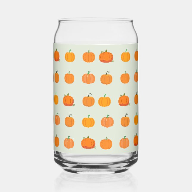 Vaso Con Forma De Lata Parche de calabaza (Derecha)