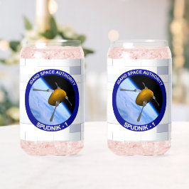 Vaso Con Forma De Lata Parche de misión de satélite Idaho Spudnik