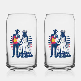 Vaso Con Forma De Lata Pareja Colorado