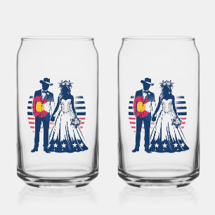 Vaso Con Forma De Lata Pareja Colorado