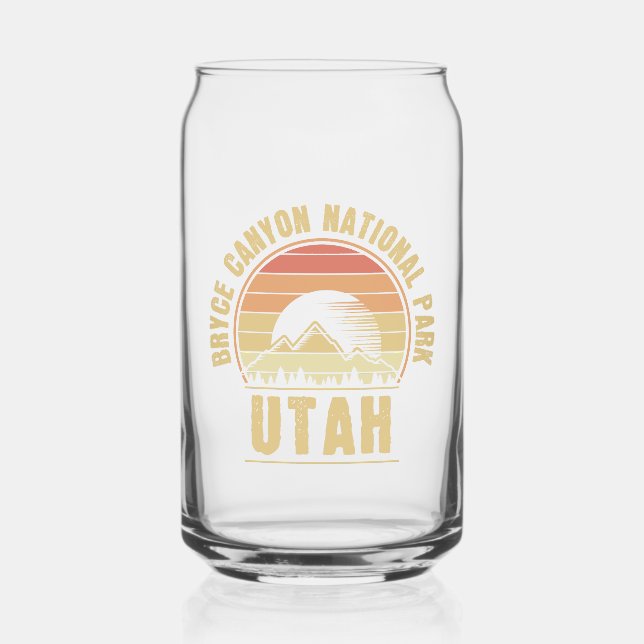 Vaso Con Forma De Lata Parque nacional del Cañón Retro Bryce (Anverso)