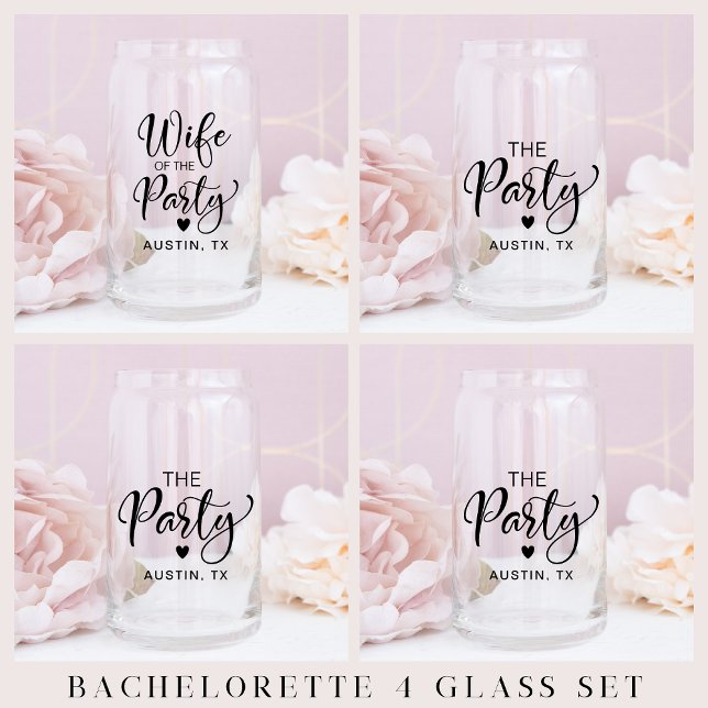 Vaso Con Forma De Lata Partido Cute Bachelorette (Subido por el creador)