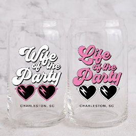Vaso Con Forma De Lata Partido Cute Bachelorette